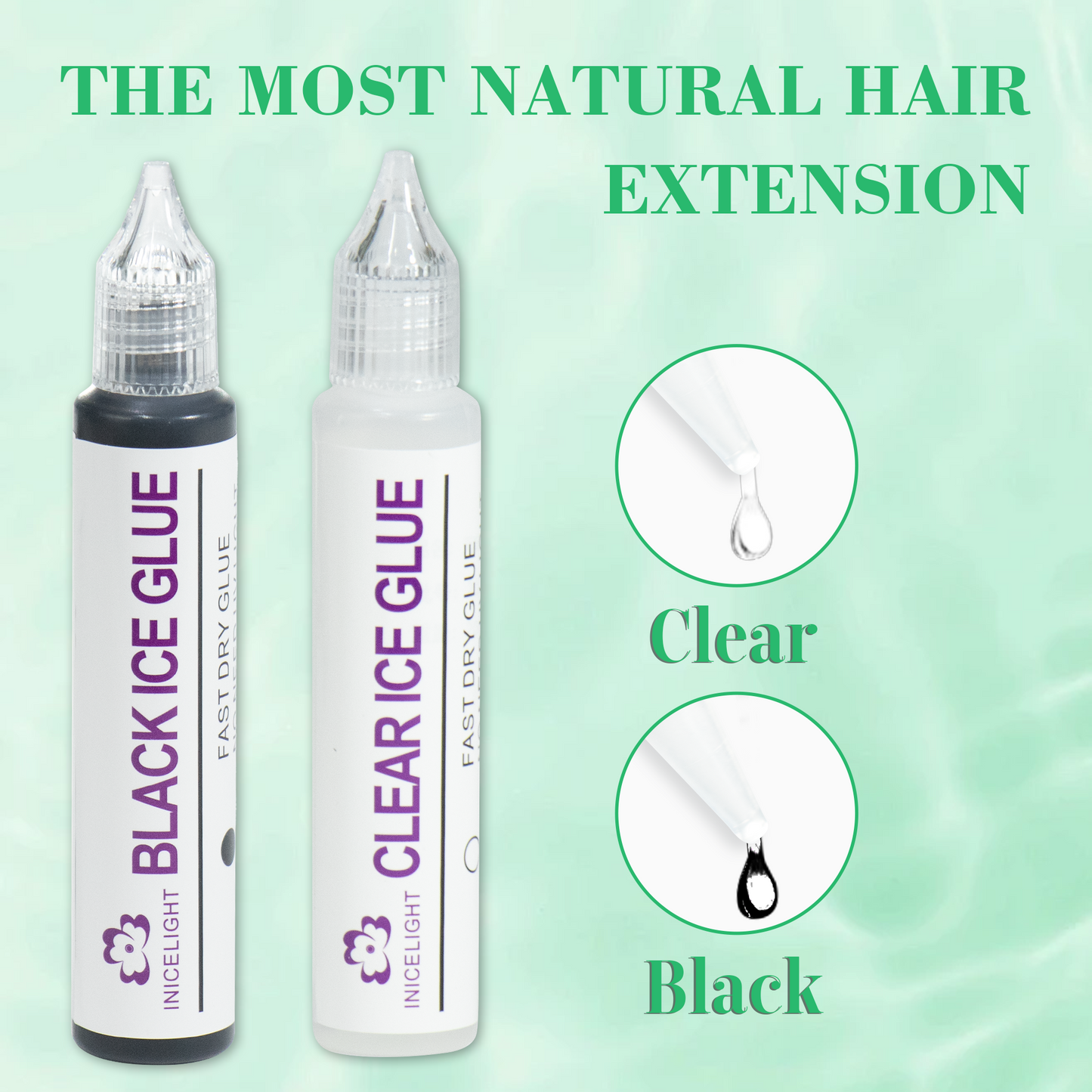 10D Zero Feeling Ice Glue Combline Hair Extension System Kit