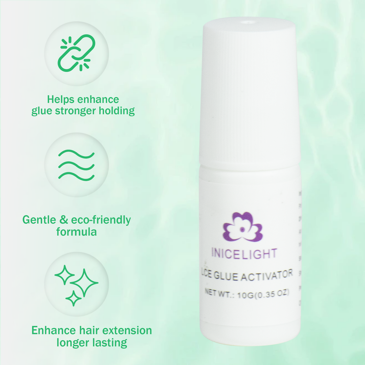 10D Zero Feeling Ice Glue Combline Hair Extension System Kit