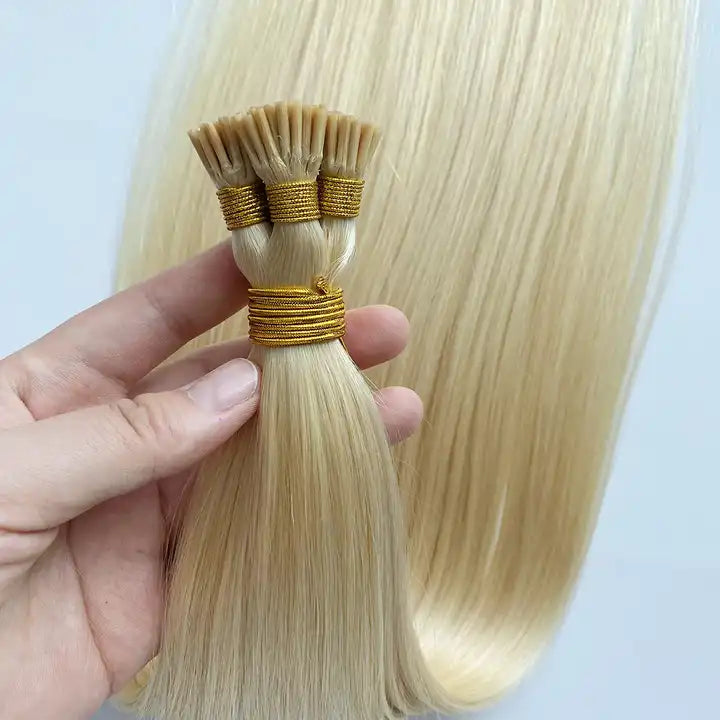 Inice Pre-bonded Keritin Hair Extension I Tip #60, 100g/pack, 125 strands