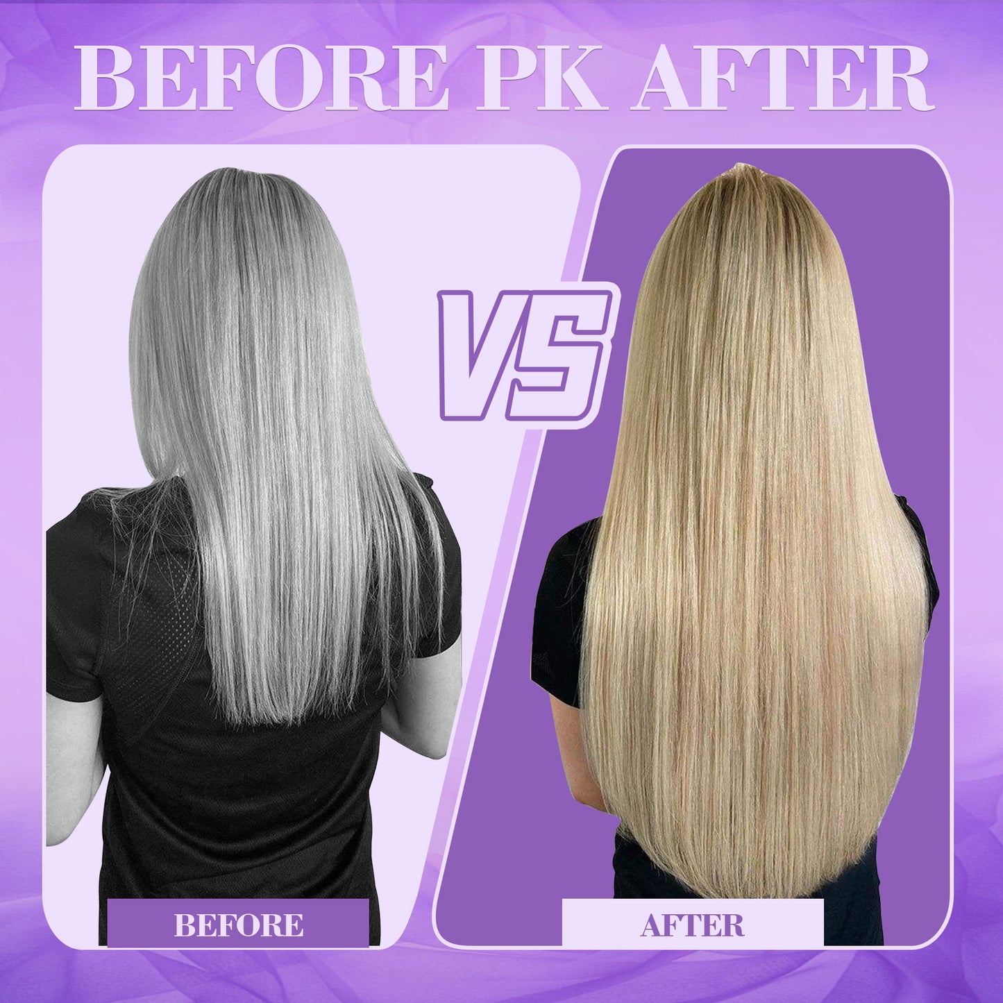 Upgraded Luxury UV light hair extension kit