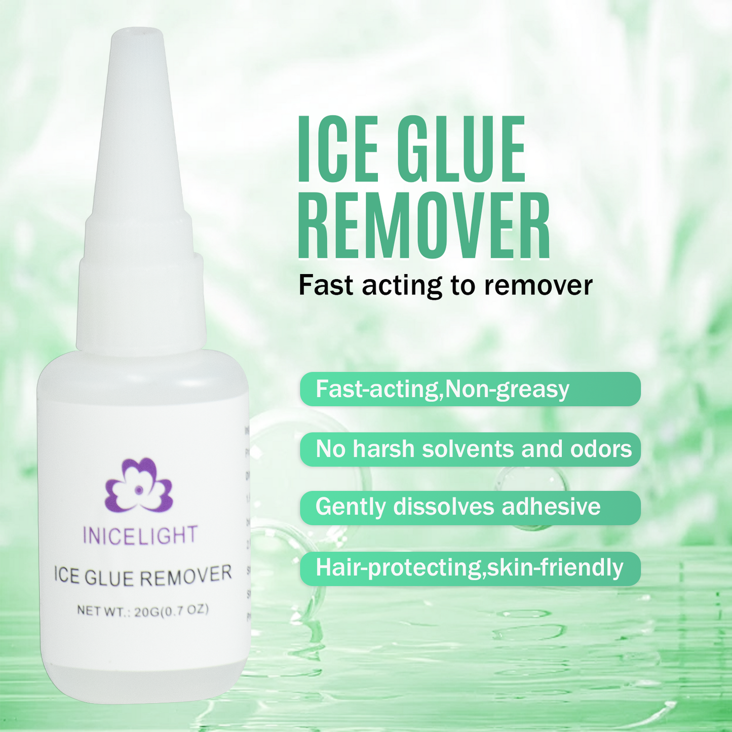 Wholesale Ice Glue Comb Line Hair Extension Kit, Fast 5 Sec Bonding, Complete Hair Tool Set with Glue & Remover for hair Salon（副本）